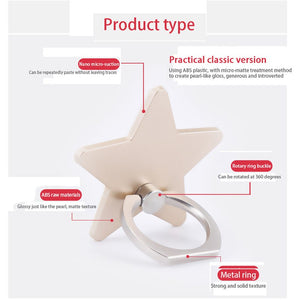 Rotatable Star-shaped Phone Ring