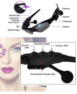 Wireless Bluetooth Headset Glasses