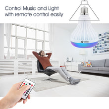 Load image into Gallery viewer, LED Lamp Bluetooth Speaker