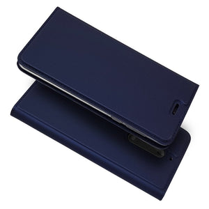 Magnetic Leather Wallet Flip Case