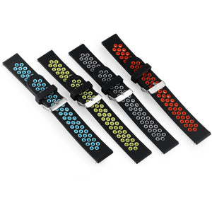 Double Color Silicone Smartwatch Strap